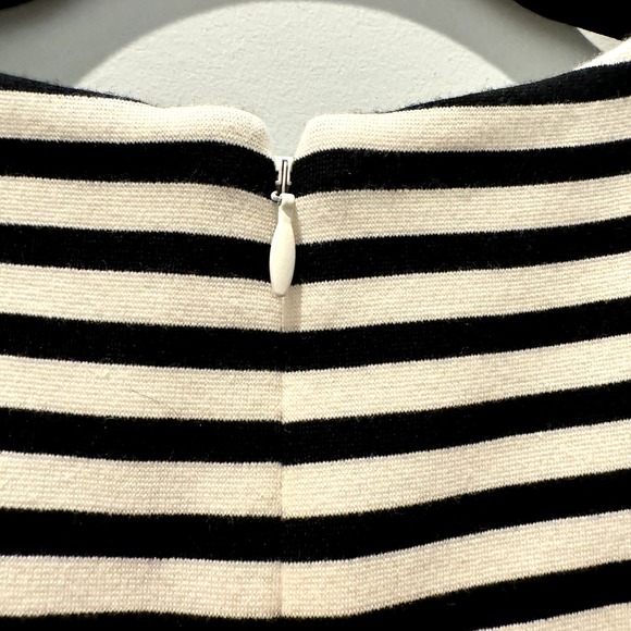 Madewell Black and White Verse Striped Sleeveless Dress Size Medium - Picture 6 of 8